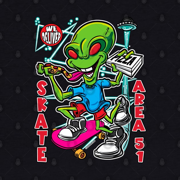 Skate Area 51 by eShirtLabs